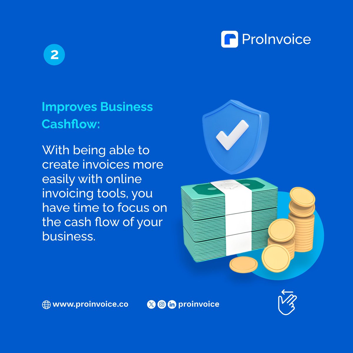 Why every business needs to use online invoicing solution.

Check the designs for detailed reasons that would enable your business to thrive.

#proinvoice
#growwithproinvoice
#businessfact
#businesssupport
#supportsmallbusiness
#businessowners
#businesstips