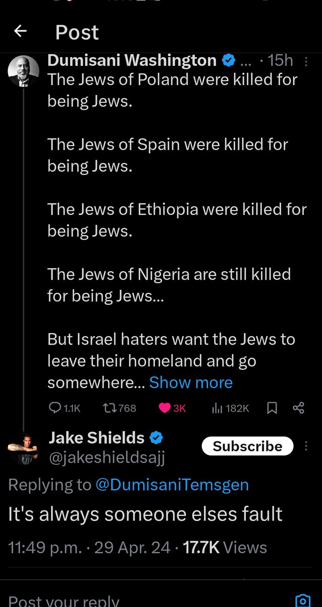 According to people like Jake, all racism (and presumably slavery too) is the fault of those being discriminated against & killed. For their sin of being Jews, they all deserved the penalty of death. Not for any individual crimes either, mind you, but collectively.