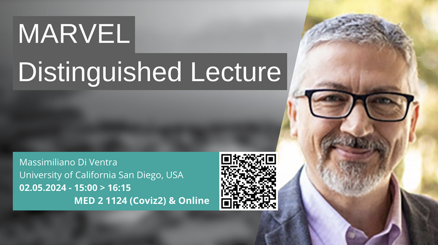 For next MARVEL Distinguished Lecture, Massimiliano Di Ventra from the University of California at San Diego will talk about 'MemComputing: when memory becomes a computing tool'. 2 May at 15:00, at @EPFL_en and online - click here for the details👉 epfl.cmail19.com/t/t-e-eidjtty-…