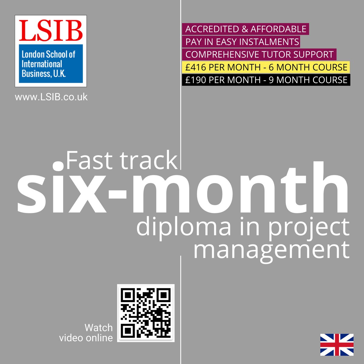 Expand your knowledge of project management with our Online Project Management Courses. Learn best practices and tools to succeed in your projects. Enroll now at LSIB.co.uk. #LSIB #ProjectManagement #OnlineLearning #LondonSchoolofInternationalBusiness  ...