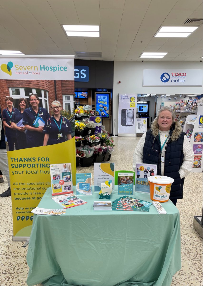 Our fabulous friends @tesco Wrekin Retail Park welcomed our lovely bucket collector Lesley in last week - and she had some very generous donations. We so appreciate the support we have from everyone who lets us collect in their stores. #charitytuesday