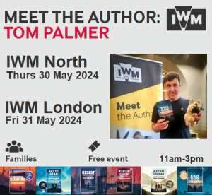 Attention all Y5/6 children & families.Tom Palmer, award-winning historical fiction & sport fiction author, is hosting a FREE Meet the Author session: War Museum North (Salford):Thursday 30th May,11am-3pm (half term week.) @tompalmerauthor @SchoolReading #readingforpleasure