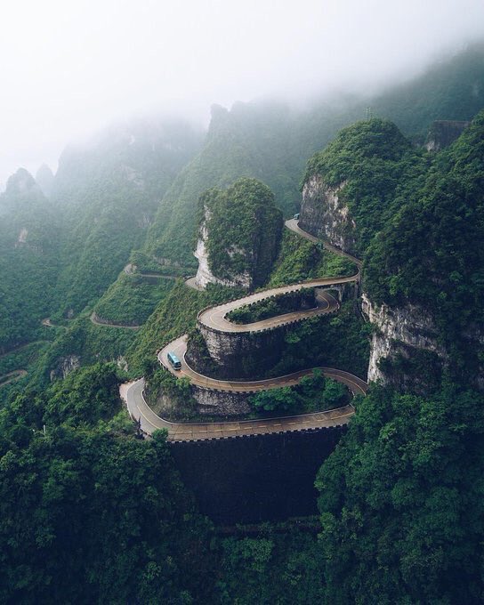 Montagne Tianmen, Chine 🇨🇳