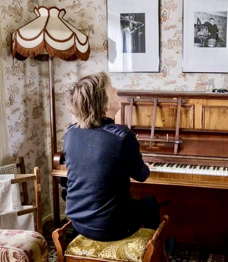 Paul McCartney sits at the piano in his childhood home of 20 Forthlin Road, and stares at pictures of his Dad and brother. What a journey.