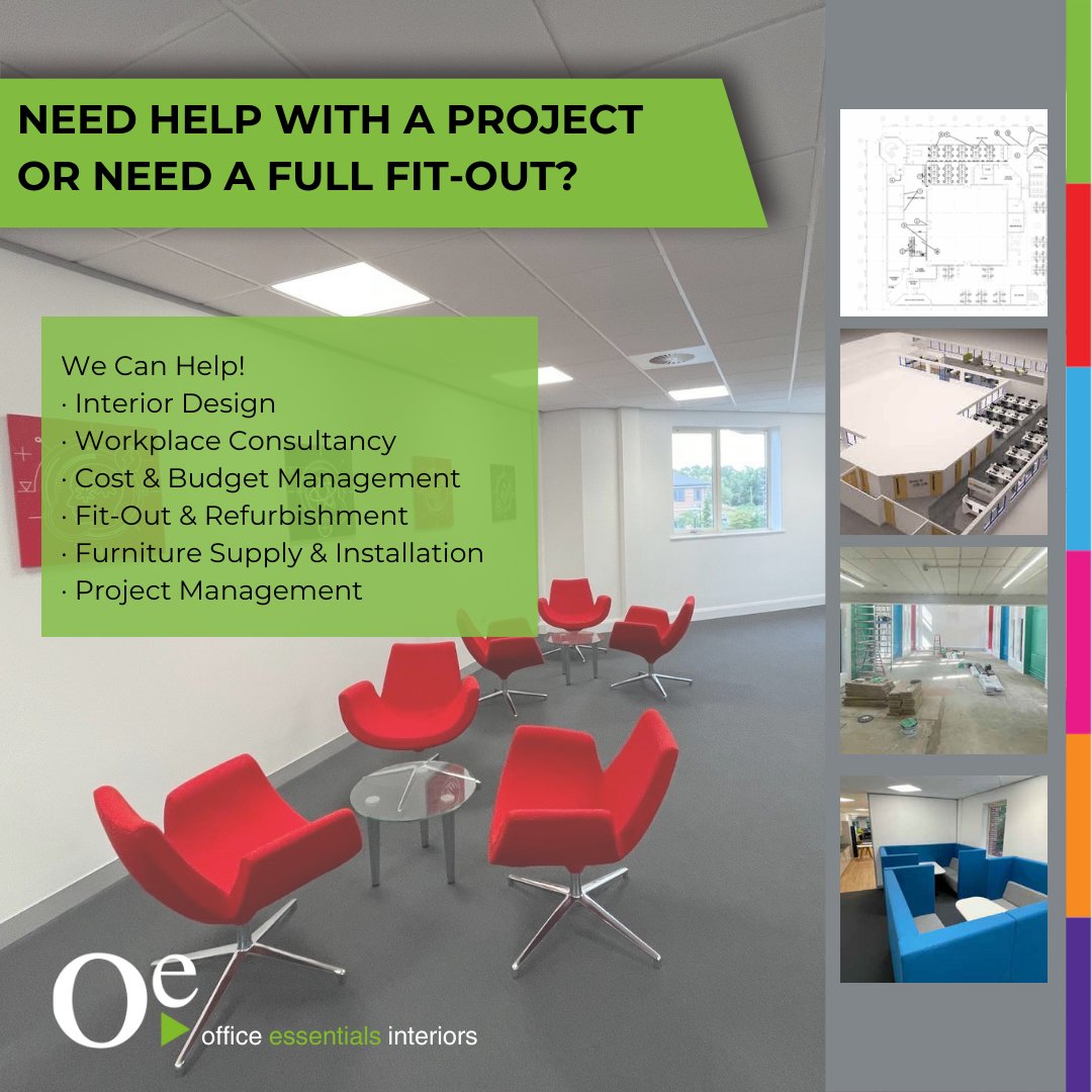 Transform your business with our full turn-key design and fit-out service. Our dedicated team ensures a unique environment from concept to completion. 

office-essentials.co.uk/interior/#broc…

#OfficeEssentials #InteriorDesign #OfficeInterior #Fit-out