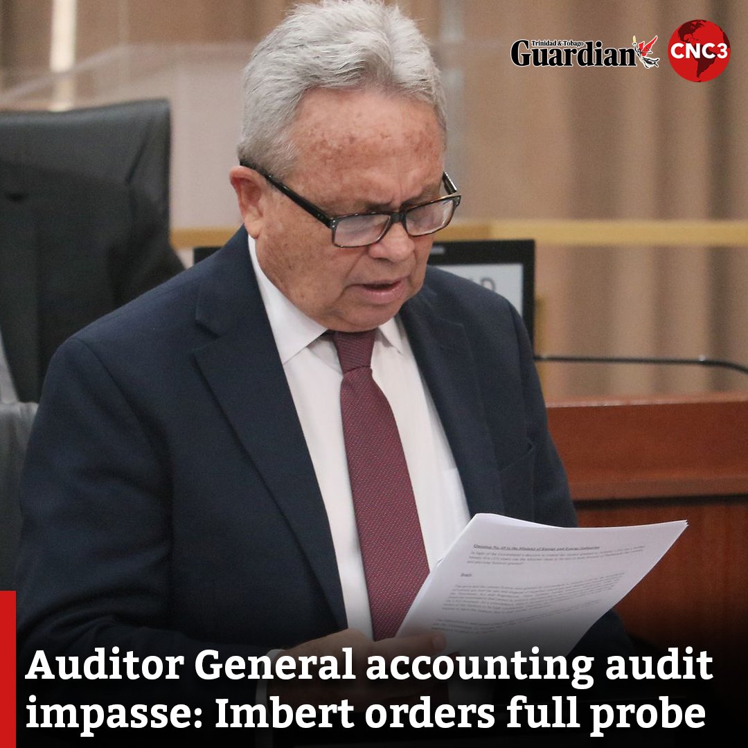 Finance Minister Colm Imbert has sought legal counsel on a letter from Auditor General Jaiwantie Ramdass’ attorney Anand Ramlogan SC’s Freedom Chambers, which Imbert says contains “outrageous, false and defamatory accusations and allegations”.

For more: guardian.co.tt/news/auditor-g…