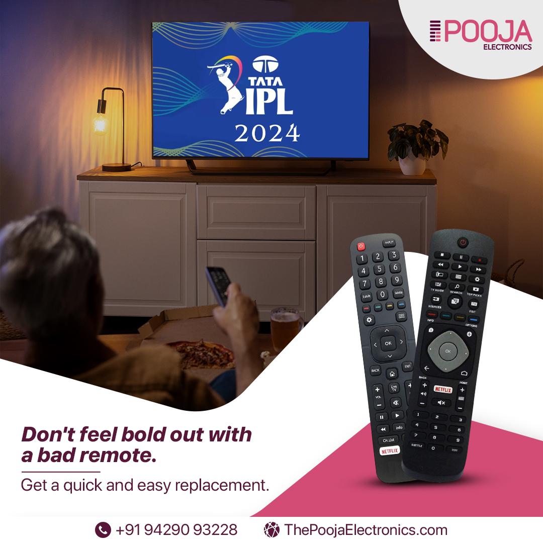 Don't let a bad remote disrupt your entertainment routine. Our swift replacement remote is the key to uninterrupted relaxation.
.
#poojaelectronics #RemoteRelief #RestEasyAgain #RemoteRevival #RemoteReplacement #acremote #caraudioremote #DigitalEntertainment #connectivity