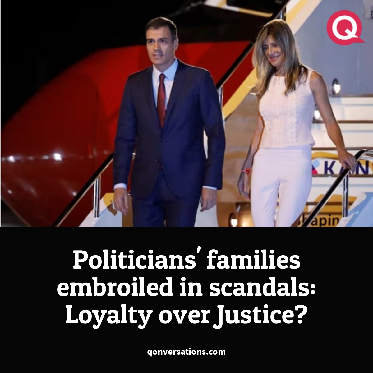 #Politica #talkingpoint Let's examine the worldwide trend of politicians attempting to maintain their political power while dealing with allegations of #corruption within their families. Read more: qonversations.com/politicians-fa…