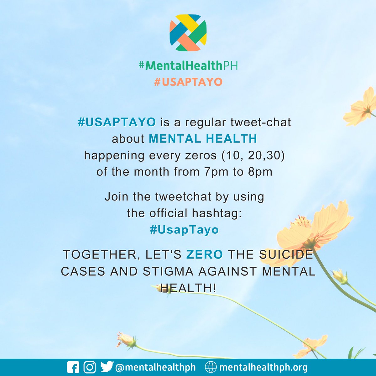 Happy 8th Anniversary, Champs! Let us continue our conversation about hope later at 7PM. Tara, #UsapTayo! Read More: mentalhealthph.org/04-30-24/ #MentalHealthPH #HiHope