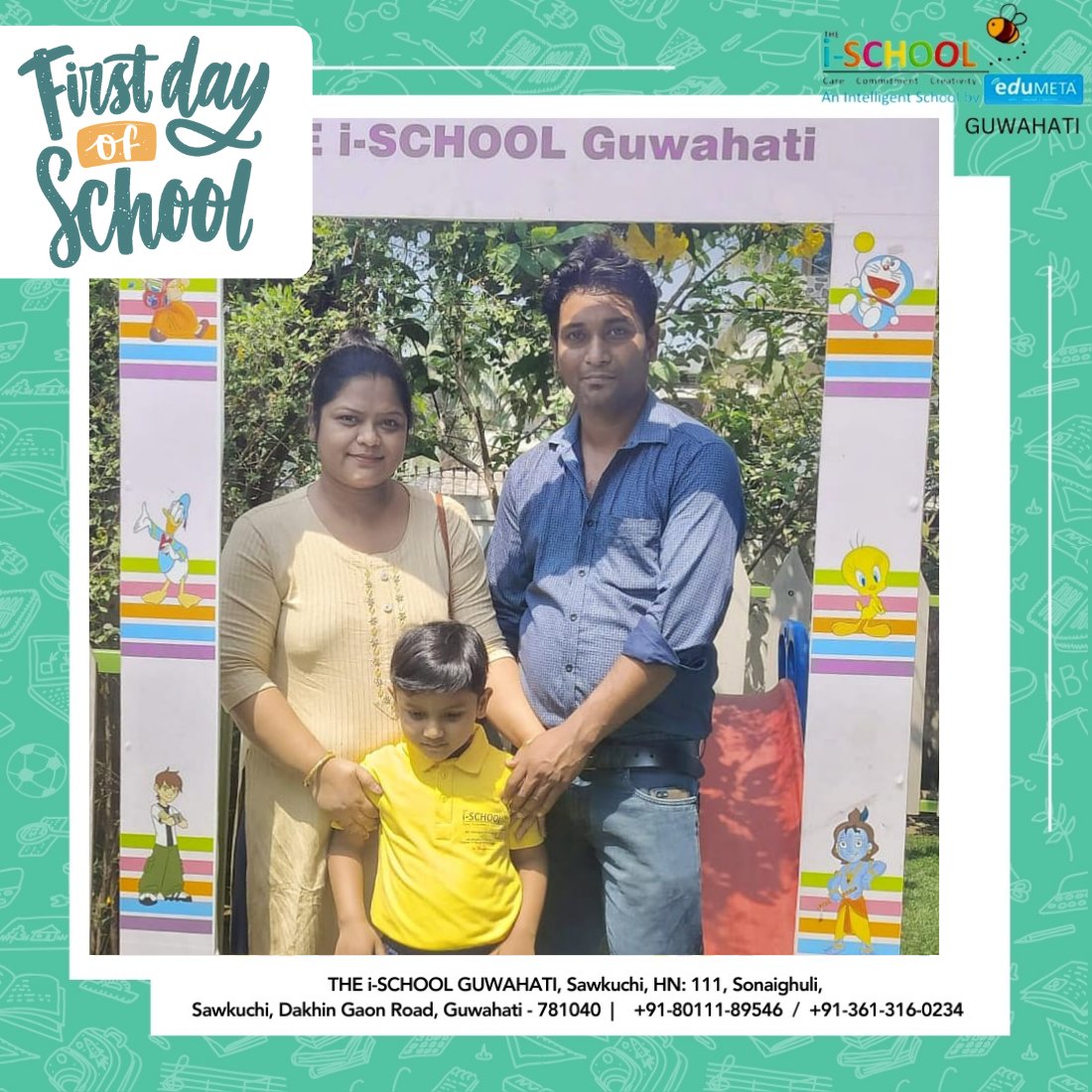 😍1st Day of School - New Admissions for the Session 2024-25 - Edumeta The i-SCHOOL Sawkuchi Guwahati.

#NewAdmission #preschool #Guwahati #THE_i_SCHOOL