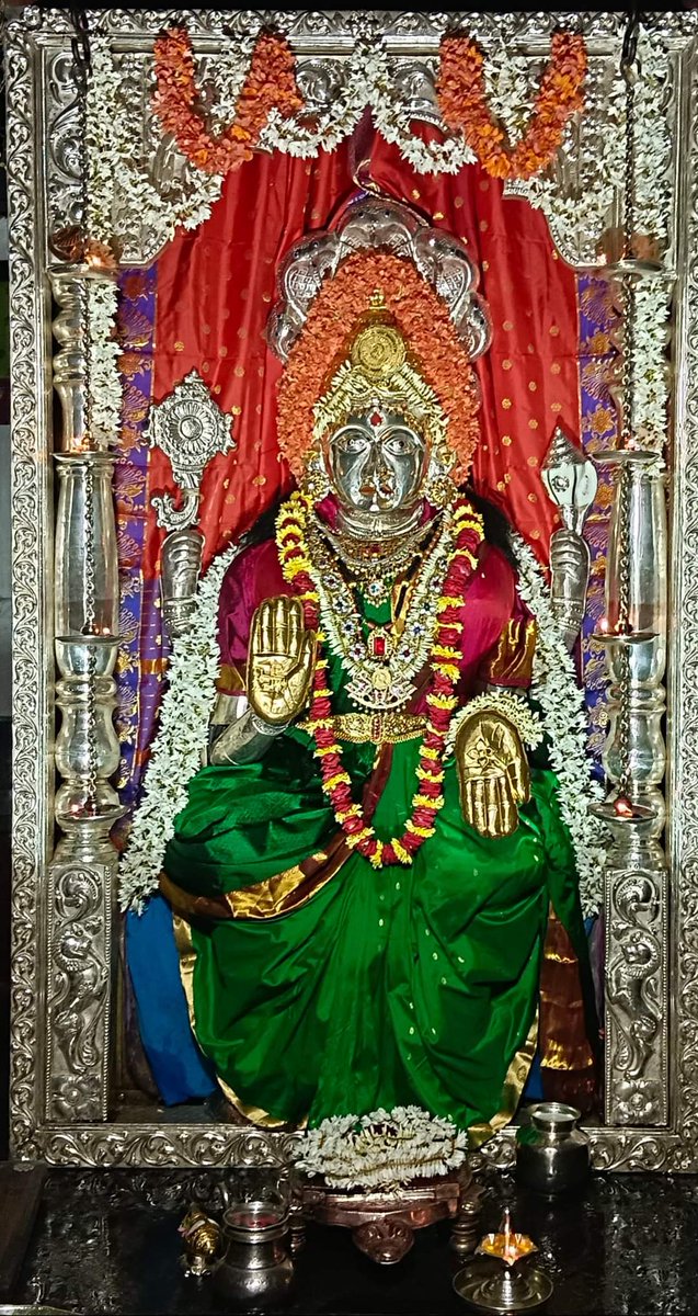 Today's Blissful Darshana of Shri Mangaladevi..🙏