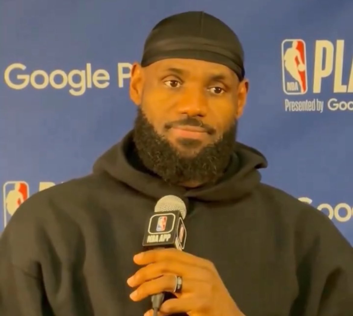 LeBron on if he played his last game as a Laker: “I’m not going to answer that”