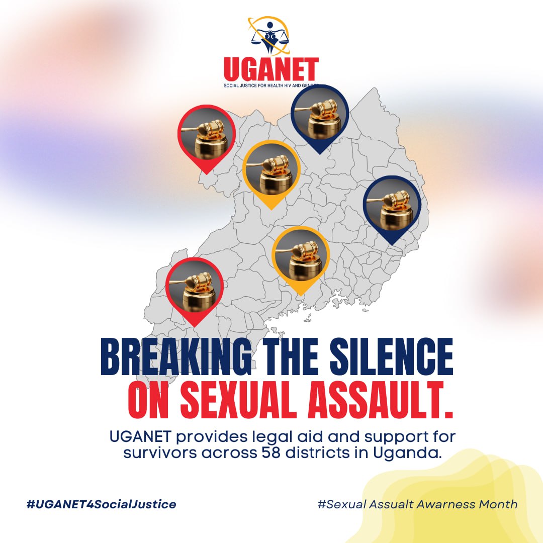 If you know anyone who has experienced sexual or gender based violence, reach out to @Uganetlaw on their toll free number (etali yakusasulila) 0800333123 today. Break the silence! #UGANET4SocialJustice