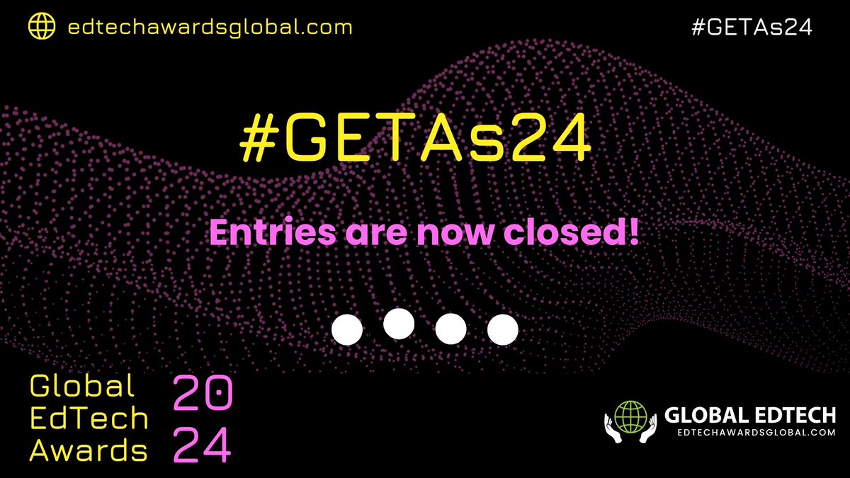 Nice job, everyone - thank you for all your submissions! We'll be back with more #GETAs24 news soon, so don't go anywhere! #educators #schools #EdTech #Lifetime #EduAI