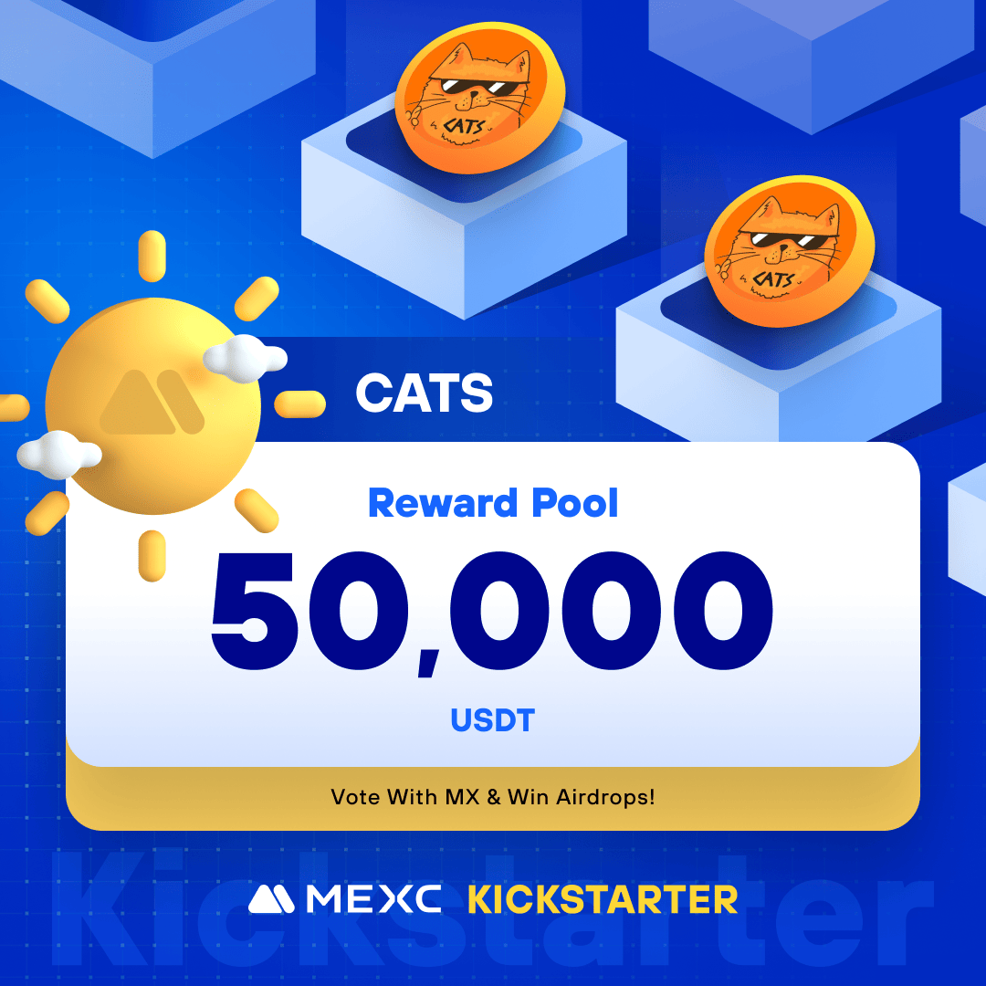 Alpha_MEXC's tweet photo. .@CATS_Memecoin, creating powerful outcomes at the intersection of passion and technology, is coming to #MEXCKickstarter 🚀

🗳Vote with $MX to share massive airdrops
📈 $CATS/USDT Trading: 2024-05-01 10:00 (UTC)

Details: https://t.co/T155IzX7cg https://t.co/0ujQq2F1Gs