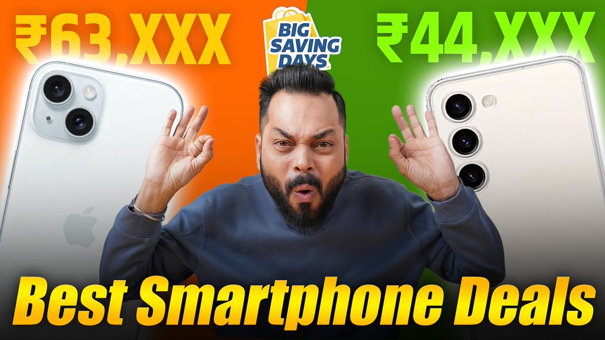 20+ Crazy Smartphone Deals In Flipkart Big Saving Days '24 

⚡ My Top Recommendations

Watch here: youtu.be/C1TDmnT0lXM?si…

@Flipkart #BigSavingDays