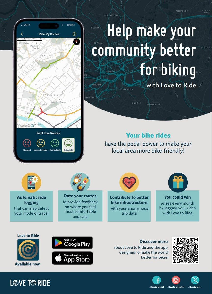 Things to do this week 
1️⃣Download @LovetoRide app 📲lovetoride.net/uk/pages/ltr-a…
2️⃣Join our online group lovetoride.net/cymru/groups/5… 👋
3️⃣Enjoy your ride 🚲

And together let's make moving around our city better for everyone 👍
#BikeMonthChallenge