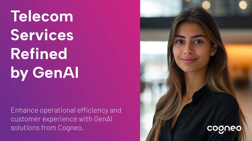 Optimize your operational efficiency and customer experience with AI. #Telecom #NetworkOptimization #AI #ServiceQuality #NetworkManagement #Cogneo