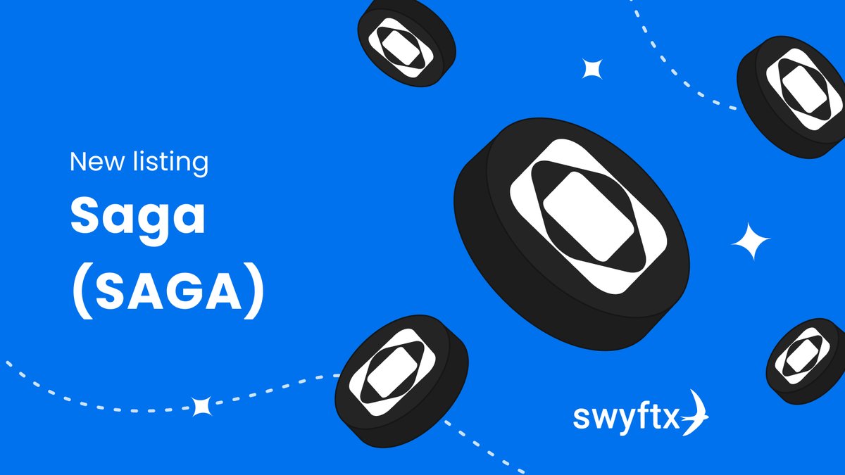 What a SAGA 😅    @Sagaxyz__ ($SAGA), the Layer 1 protocol on a mission to enable 1000 chains in its multiverse is now available on Swyftx.    Login to buy, sell & trade today 👉 swyftx.app/SAGA