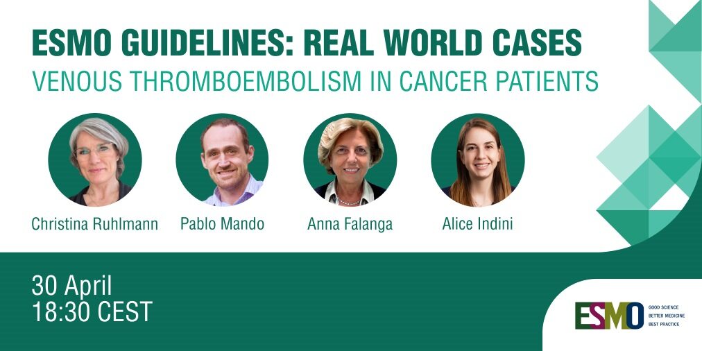 📌Today - Connect with the experts and have your questions answered during the live Q&A for this #ESMOGuidelines webinar. Register with your ESMO account: @RuhlmannC @PabloMando @AliceIndini 🔗ow.ly/F2mc50Rg9gp