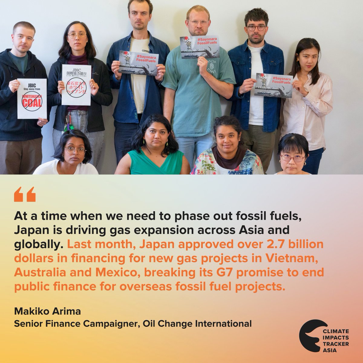 #JBIC is financing projects in Australia that directly affect community safety and indigenous rights. Sign the petition here bit.ly/4bhwdeo #SayonaraFossilFuels  @PriceofOil @FossilFreeJapan @CLEANBD