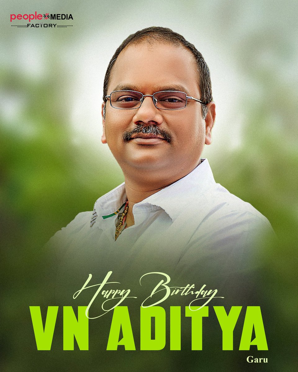 Wishing @vn_aditya garu a very Happy Birthday.May your year ahead be filled with Love, Happiness & Joy 💐💐