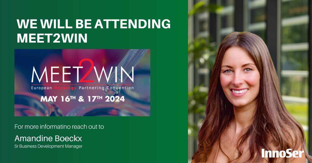 Are you in #PreclinicalOncologyResearch? Join us at #MEET2WIN 2024 to explore how our team can advance your research! Don't miss meeting our rep @Amandine Boeckx! Can't make it? Email us at innoserlaboratories.com/contact/! #OncologyCRO #PreclinicalResearch