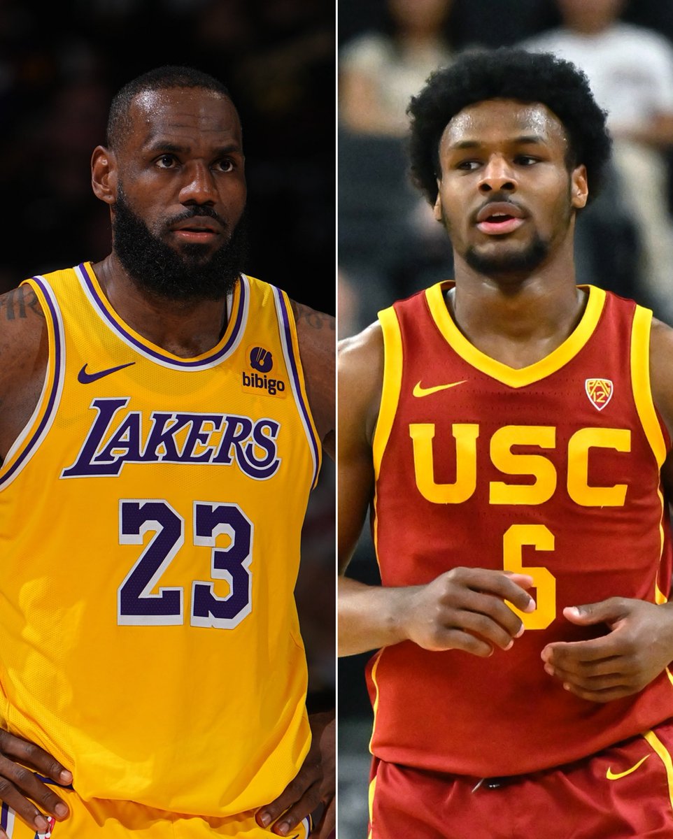 Lakers are 'very open' to helping LeBron fulfill his dream of playing with Bronny by potentially drafting him in June LeBron is “expected” to play up to two more seasons (via @ShamsCharania, @jovanbuha, @sam_amick)