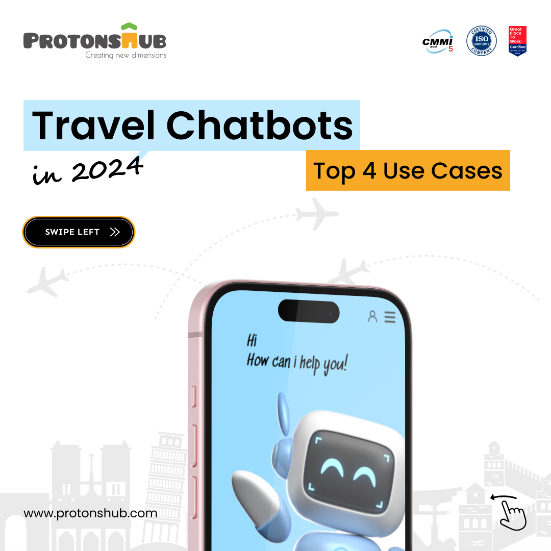 🤔 Did you know that almost 87 % of users agree to interact with a travel chatbot if it could save them time and money? 💵 

#travel #Savetime #savemoney #chatbot #app #websites #hotelbooking #appdevelopmentcompany #webdevelopmentcompany #Protonshub