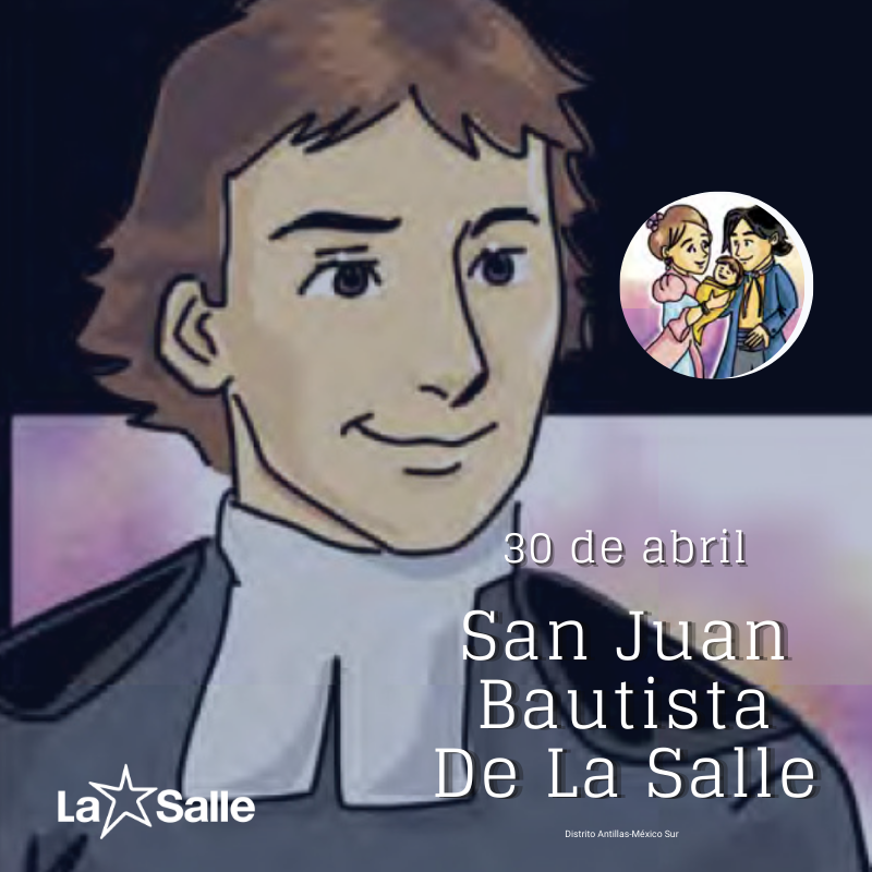 #LaSalle 30 de abril.  Hoy estamos de fiesta porque se cumple un año más del nacimiento de nuestro fundador, San Juan Bautista de La Salle. Su misión y su capacidad de mirar más allá es hoy la misión y la mirada de muchos.  #Gracias #SomosLaSalle #MiraMásAllá