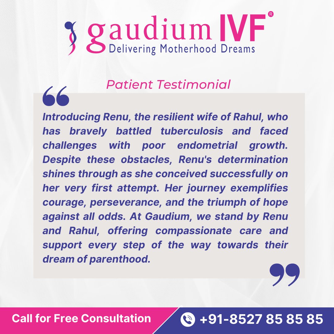 Gratitude blooms as we journey towards parenthood, enveloped by the compassionate embrace of Gaudium IVF.

#patienttestimonial #ivfcentre #fertilityjourney #patientfeedback #happypatients #ivftreatment #fertilitytreatment #motherhooddreams #motherhood #gaudiumivf