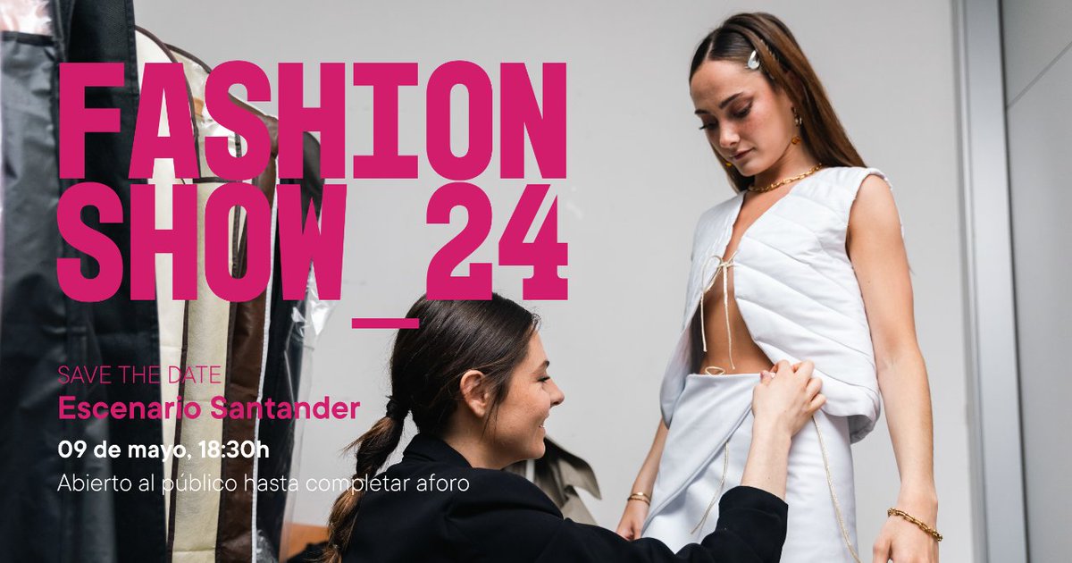 Canal_CESINE's tweet image. 👗 #CESINEFASHIONSHOW
Apunta ya esta fecha en el calendario si no quieres perderte las creaciones de nuestros estudiantes de #DiseñodeModa 🗓️ 09/05
📍 Todo el talento te espera en Escenario Santander
