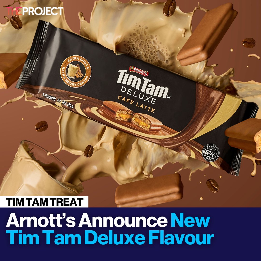 Arnott’s has debuted an exciting new Café Latte flavour of Tim Tam Deluxe, continuing the iconic biscuits' 60th birthday celebrations.

READ MORE: brnw.ch/21wJiY2