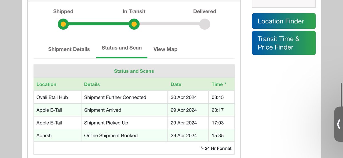 Bluedart impresses with exceptional service 99% of the time, but that remaining 1% leaves me scratching my head. Case in point: a shipment leaving Ovali at 3:45 am and still not reaching Mumbai after 8 hours! 😂 Root cause: the promised date is 2 may and hence this is not