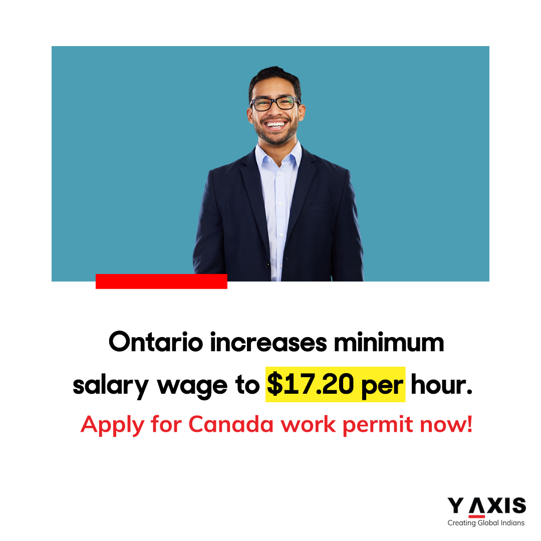 🌟 Great news for job seekers! Ontario has increased its minimum salary wage to $17 per hour, making it an attractive destination for work opportunities in Canada. Ready to pursue your career goals in Ontario? 

ow.ly/cgeC50RrvF5

#OntarioJobs #YAxisimmigartion #YAxis