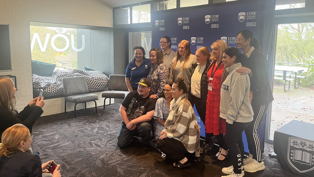 Afternoon tea @UOW Southern Highlands with the first cohort of CertIV Ageing Support graduates through UOW College. In partnership with local providers Harbison and Warrigal the program is a great example of UOW as an anchor in the communities we serve.