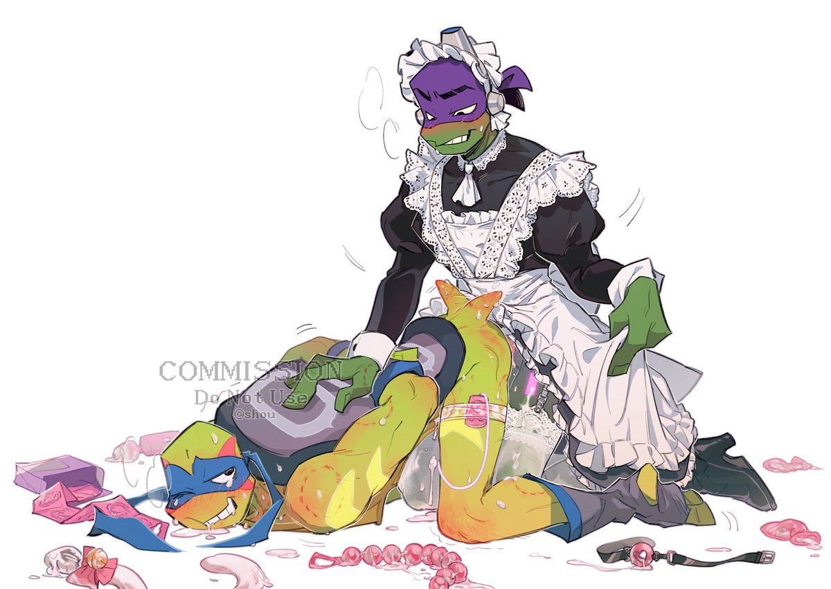 呃呃重发一下…！

⚠️NSFW🔞18🐢💜x💙DL （女仆D出没
💰委托，老板约的DL😘
👿请勿使用，DO NOT USE