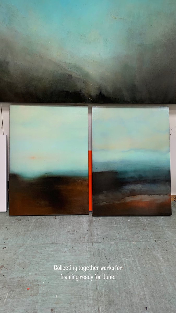 Selecting smaller works on panel ready for framing in time for June.

 Oil on panel
60x40cm

#summershow #juneshow #landscapeonpanel #oilonpanel #lightinlandscape #paintingsoftheday