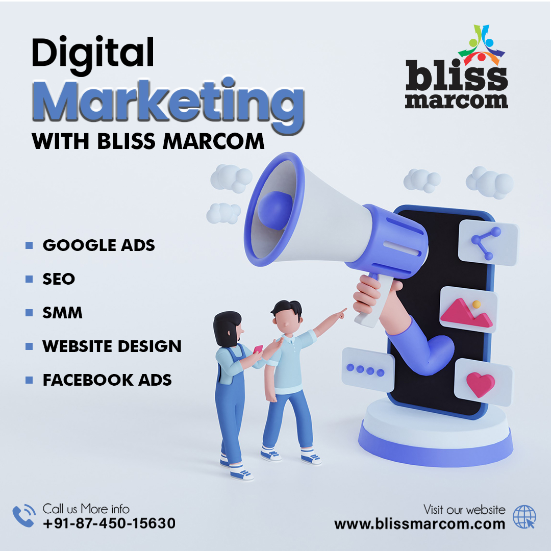 Bliss Marcom is the best digital marketing agency in Noida (Delhi NCR). We offer Best Digital marketing services Like #WebDesign & Development, #SEO #ContentMarketing, etc. Visit bit.ly/48w9Ek1 Call 8745015630 #BlissMarcom #DigitalMarketingAgencyInNoida #SMM #Branding