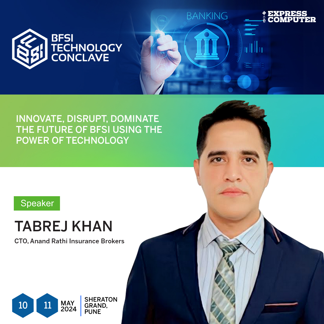 Tabrej Khan, CTO, @InsuranceRathi will be sharing his insights at the #BFSITechConclave 2024 | 10th & 11th May 2024 | Sheraton Grand, Pune Register Now: t.ly/10bfsiT @srikrp @NivedanPrakash @H_Y_DESAI @AdarshSom