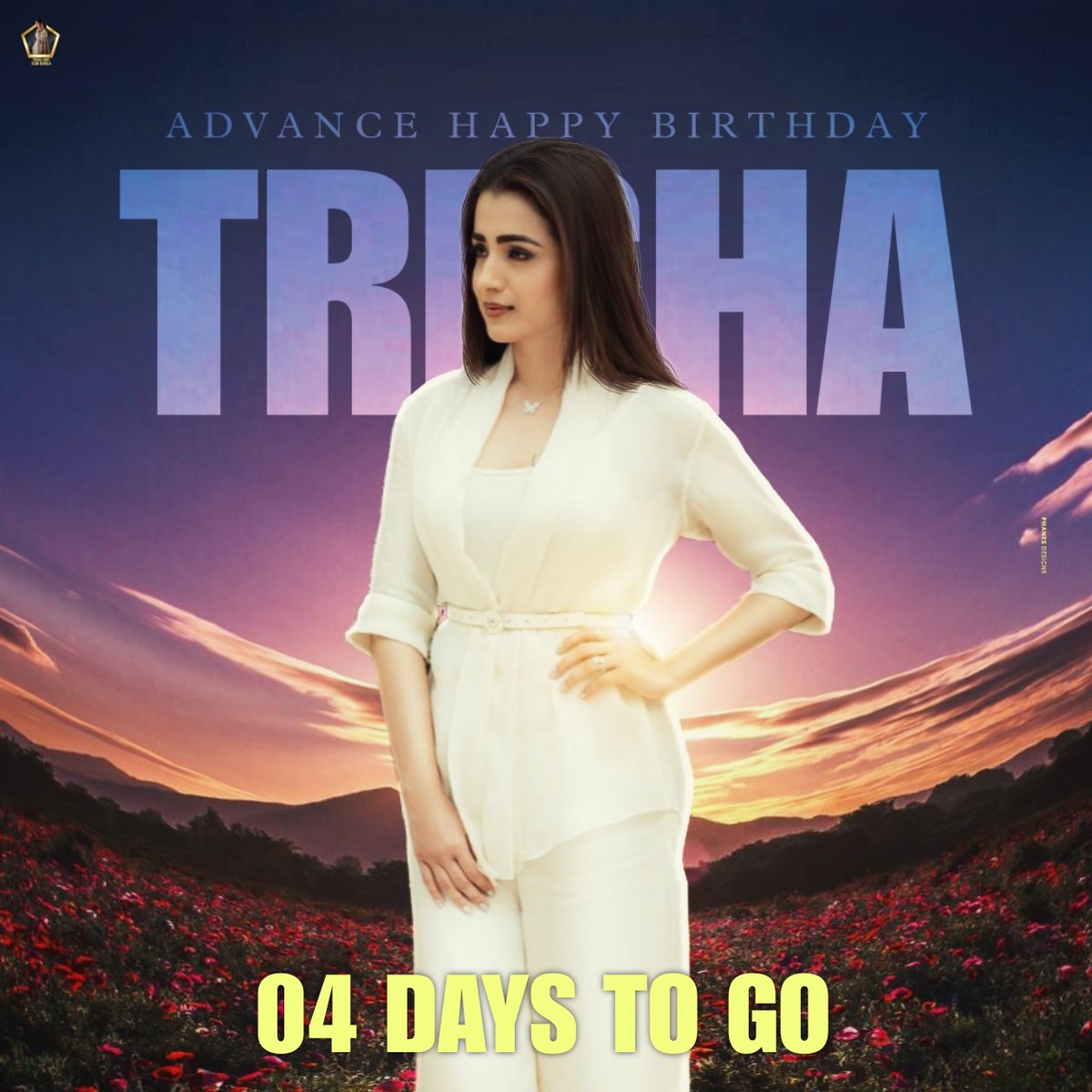 • 4 Days To Go #Thalaivi #SouthQueen @trishtrashers Bday🤍

@umakris31119674 @aditi1231 @ActressTrisha  

 #Trisha #TrishaKrishnan  #SouthQueenTrisha #TrishaFansKerala #Trishaism #Trishians