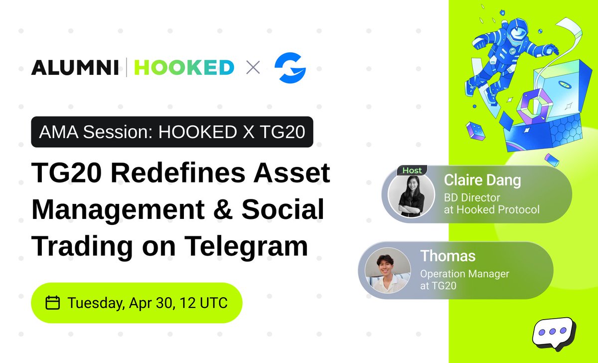 #NewEraofHOOKED #HookedonWeb3Mastery HOOKED 2.0: Master Web3 via insightful talk with Web3 ecosystem giant, @TG20_official, the first inscription platform built natively within the Telegram MiniApp ecosystem! In our latest initiative to enrich the Hooked social learning