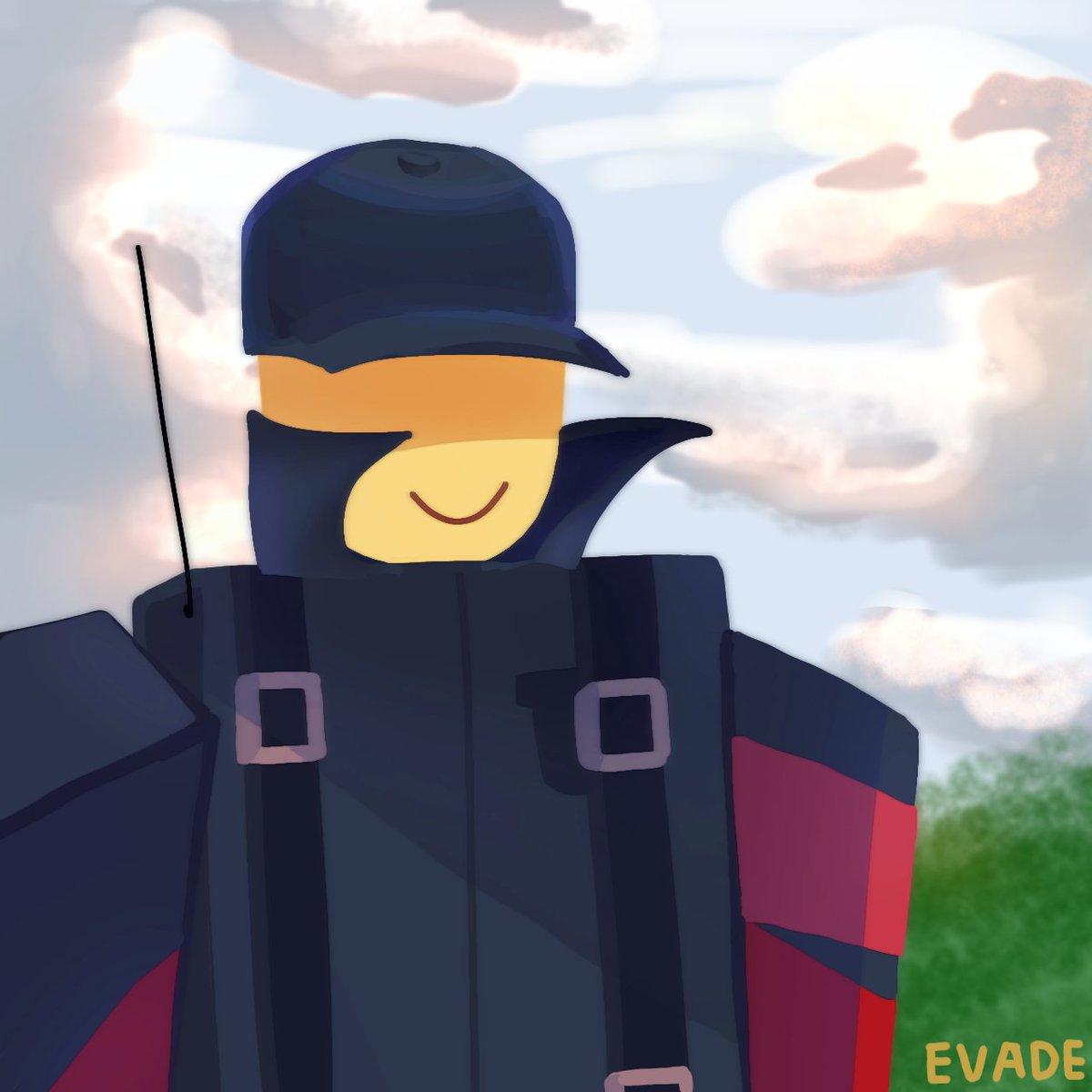 ☁️
#evade #evadefanart #robloxevade