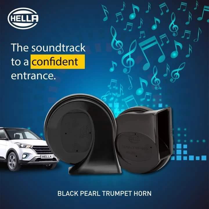Hear the confidence roll in. 

The HELLA Black Pearl Trumpet Horn announces your arrival with a powerful, sophisticated sound. 

Get yours today!

📞 04329-221377
          9585391377

#DriveSafe #TrumpetHorn #BlackPearlHorn #HornSet #HELLAIndia #BeHeard #VairamTraders #Ariyalur