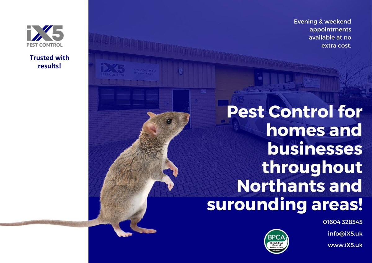 From inspection to prevention, we ensure your space stays pest-free. Ready to take action against pests? Let's get started! #PestControlExperts #iX5PestControl #PestFreeZone ix5.uk