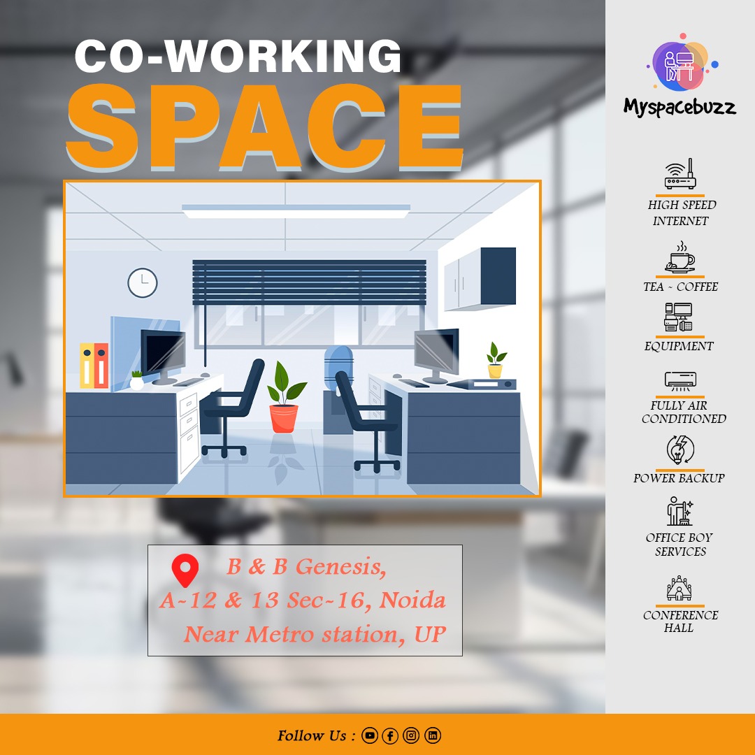 myspace_buzz's tweet photo. Elevate your productivity in our dynamic coworking space. Connect, collaborate, and thrive in an inspiring environment. Join us today and unlock your full potential!

#CoworkingCommunity #ProfessionalGrowth
#Networking #Meetingspace #Services https://t.co/9rno85s3z7