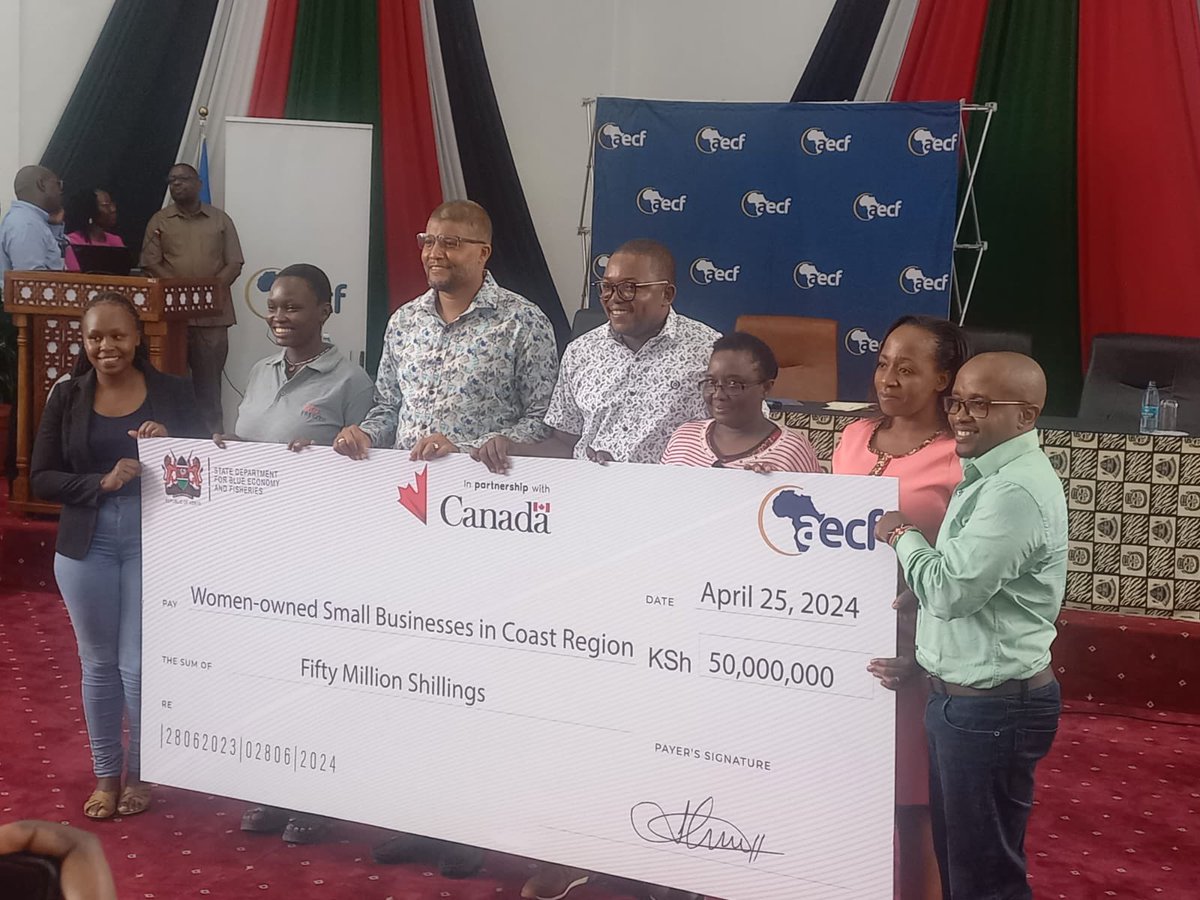 FINANCIAL EMPOWERMENT FOR MSES 
MSEA Mombasa office participated in the celebration as the Africa Enterprise Challenge Fund (AECF) awarded 19 Women MSEs in the blue economy sector with grants to enhance their businesses.