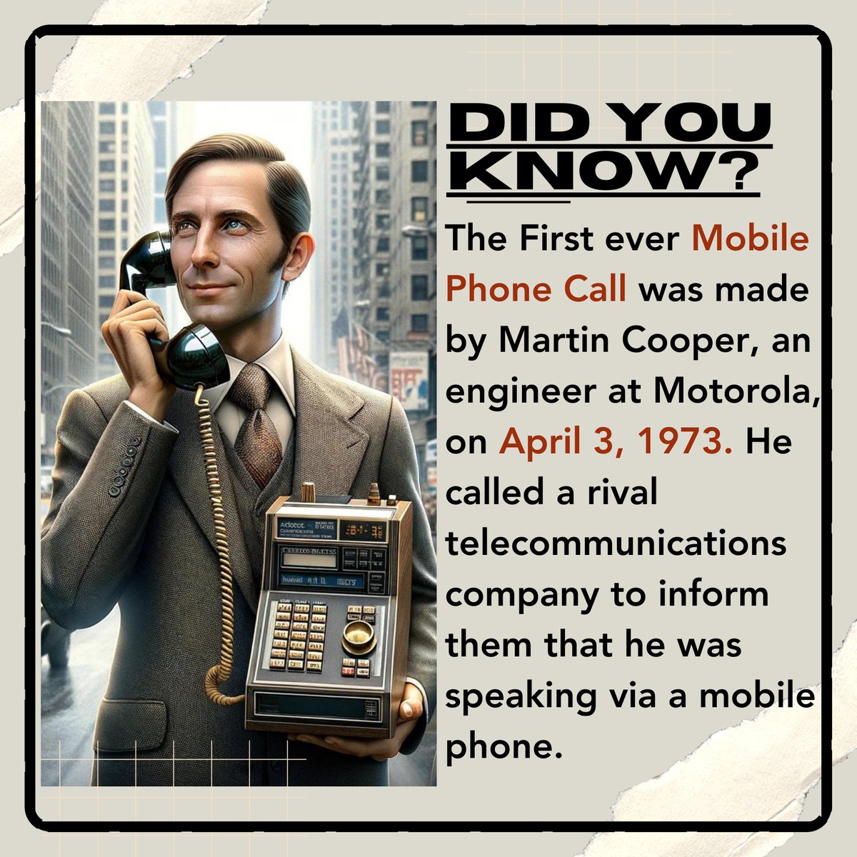 What a legend!
#MobileTechnology #TechHistory
#tuesdayvibe  #DigitalMarketing #kasper