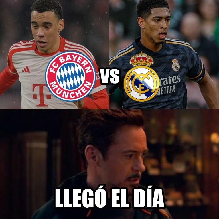 Hoy se juega el capítulo I del duelazo entre el Bayern Munich y el Real Madrid. Duelo de gigantes. LLEGÓ EL DÍA.