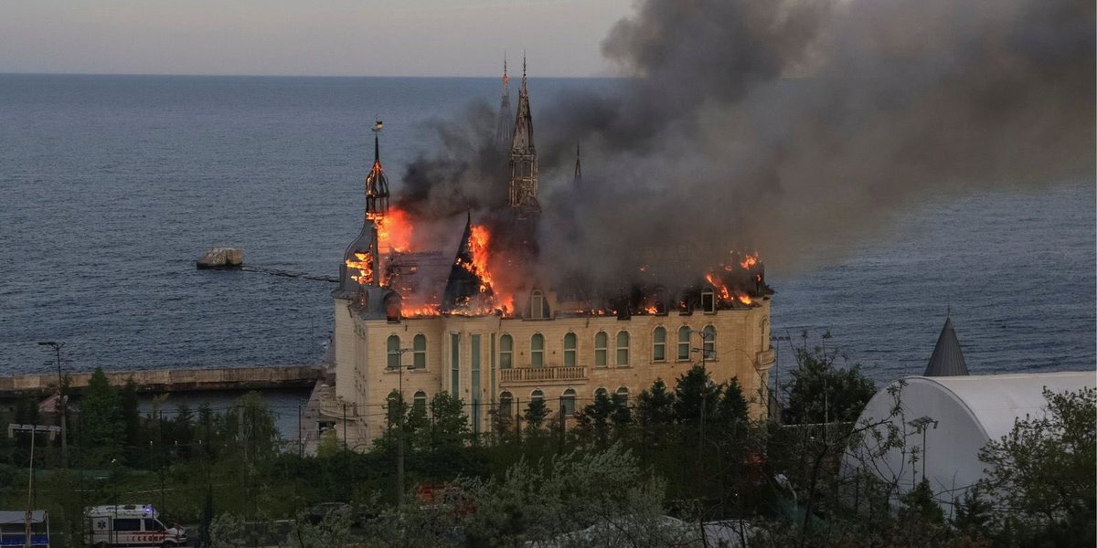 Under the relentless strikes, the city of a million - Odessa, where I have many friends. My heartfelt condolences to Odessa. Russia continues to target cities, towns, and the lives of people.